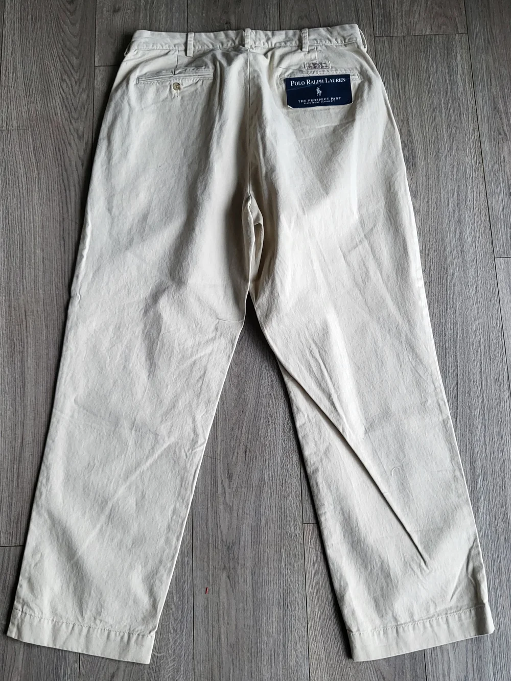 Polo Ralph Lauren Prospect Pant Men 35x30 Beige Khaki Chino Trouser DeadstockNWT